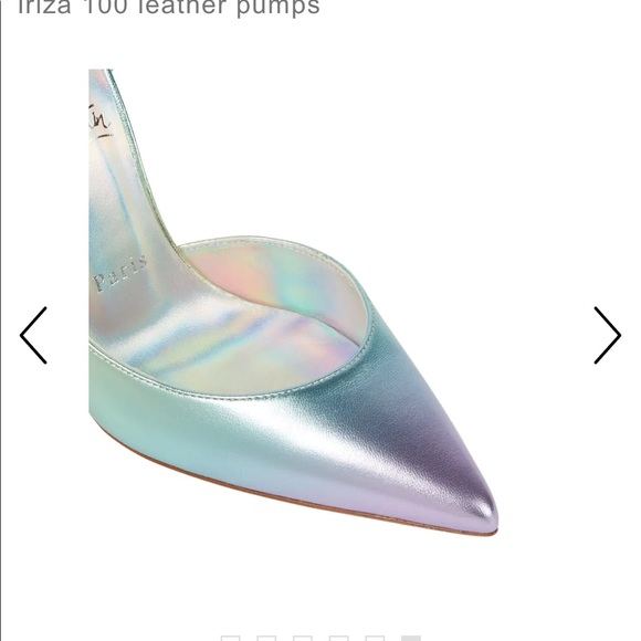 CHRISTIAN LOUBOUTIN Iriza 100 leather pumps 38.5 - SOLD OUT - Picture 5 of 9